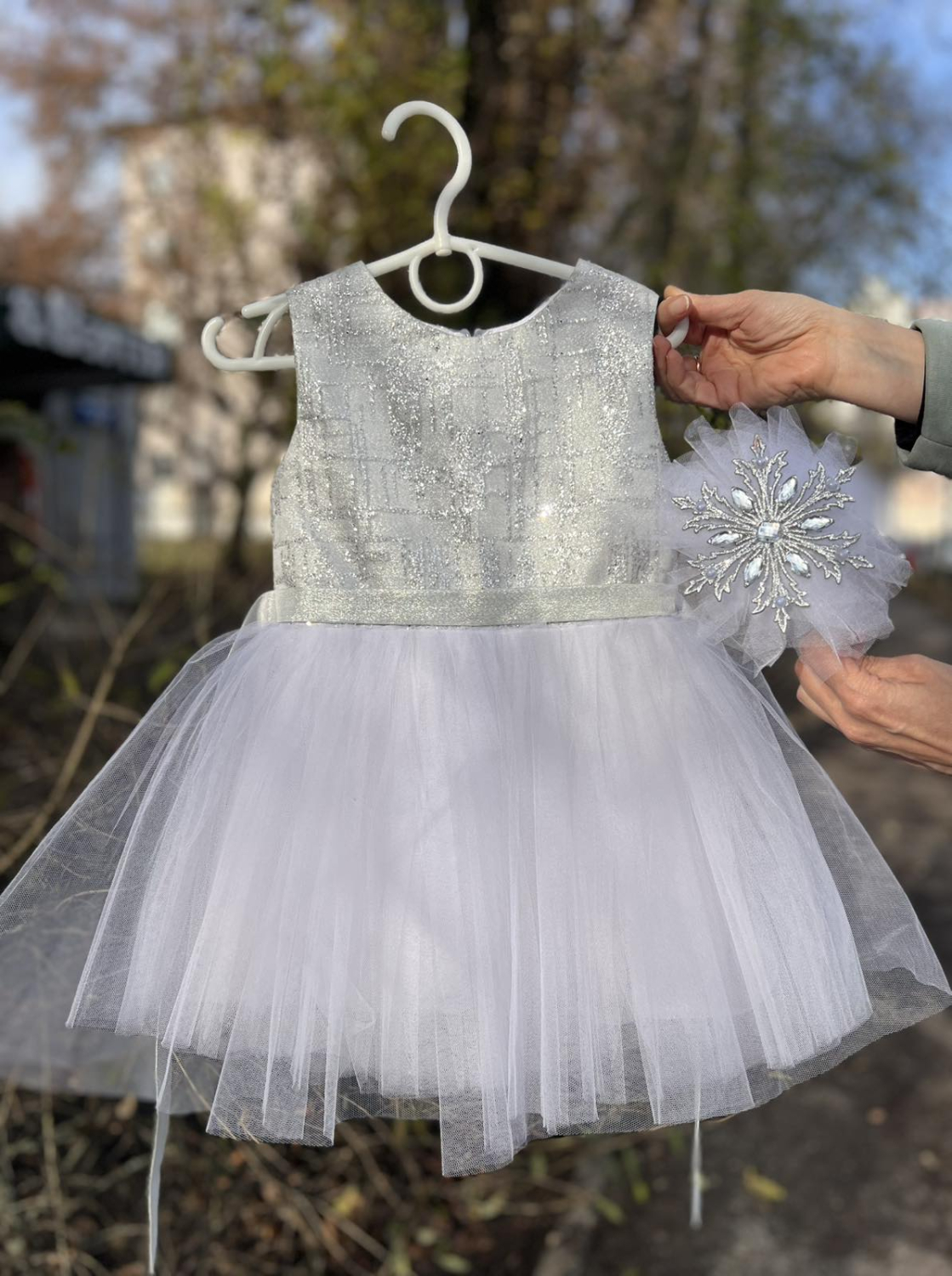 Сукня Сніжинка хурделиця