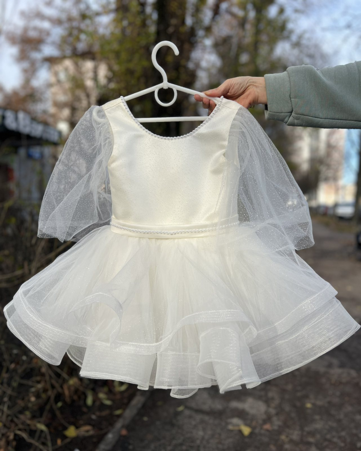 Сукня Блиск Крила Сніжинка айворі