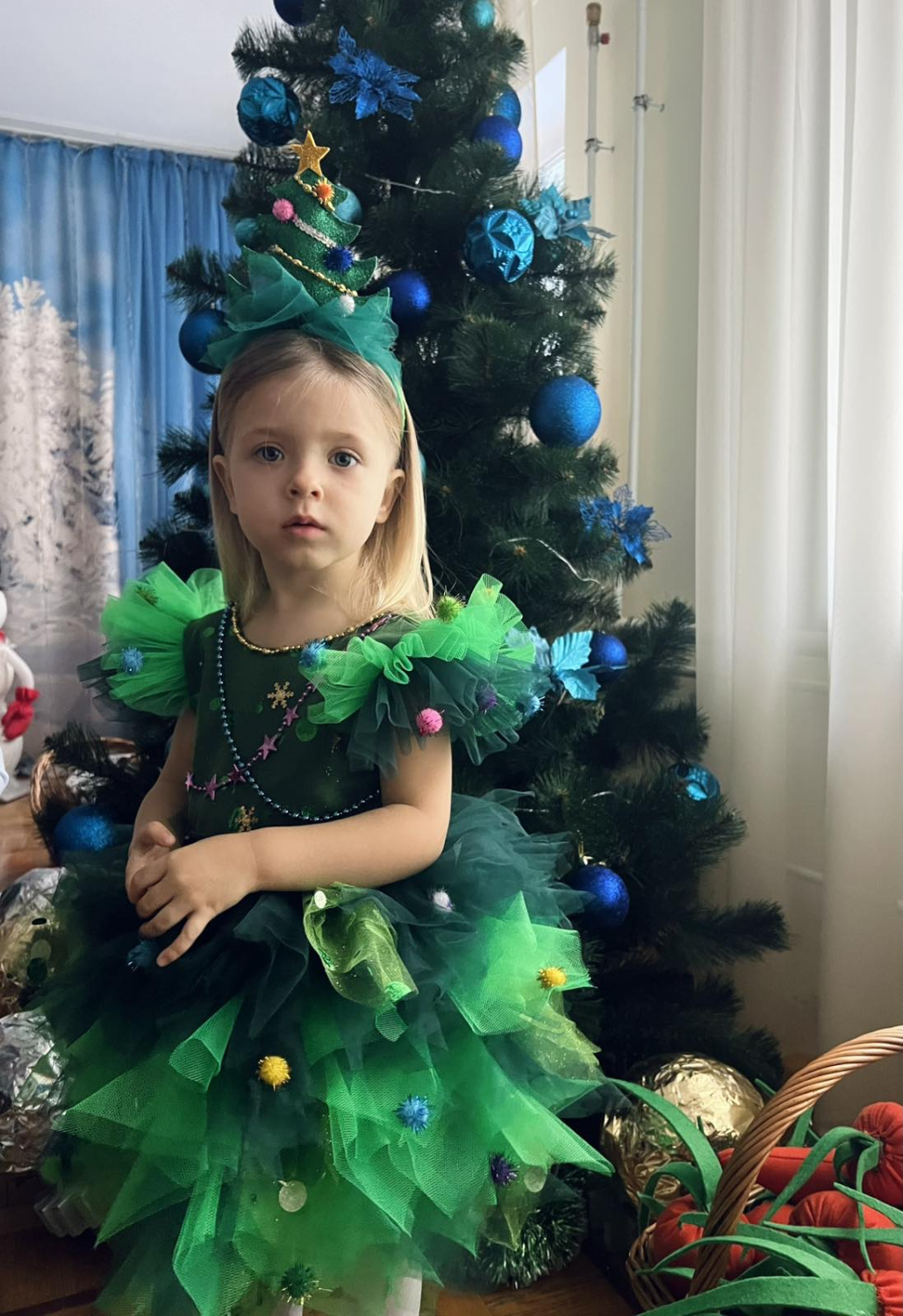 Карнавальний костюм Ялинка пухнаста