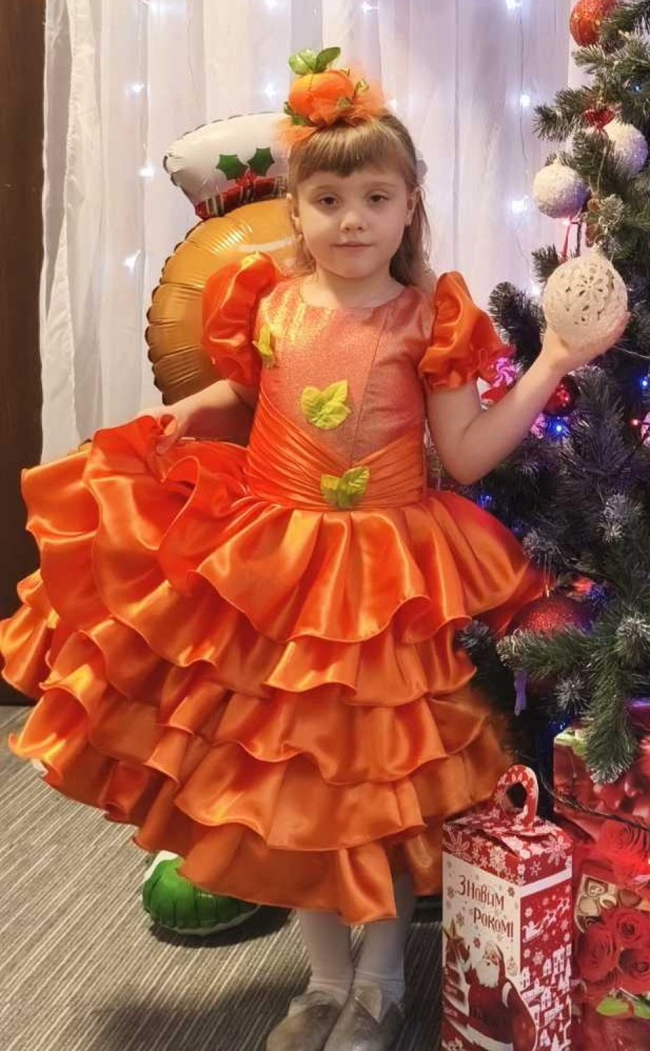 Карнавальний костюм Мандаринка Стиль для дівчинки