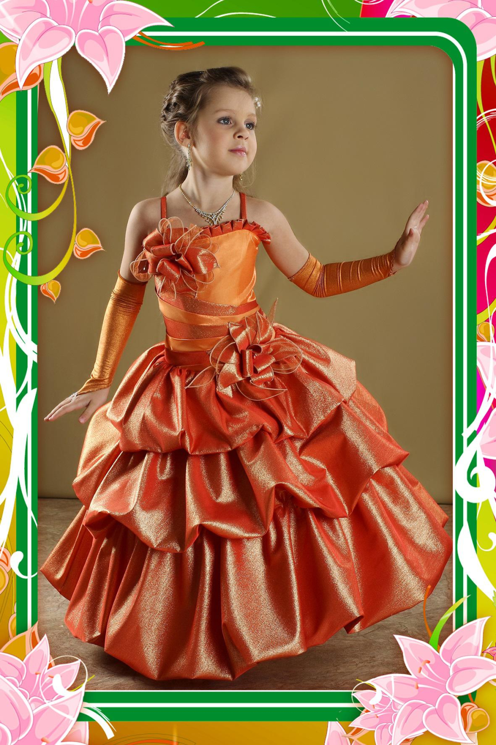 Карнавальний костюм для дівчинки Королева Осінь