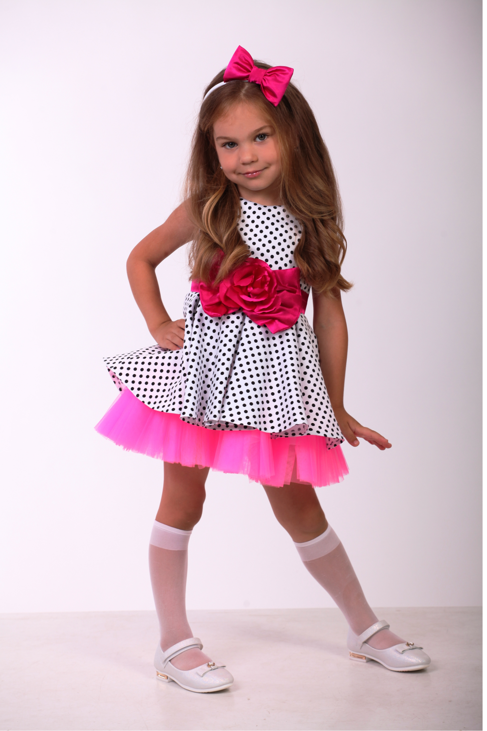 Ошатне плаття для дівчинки Стиляги 9710 малинове