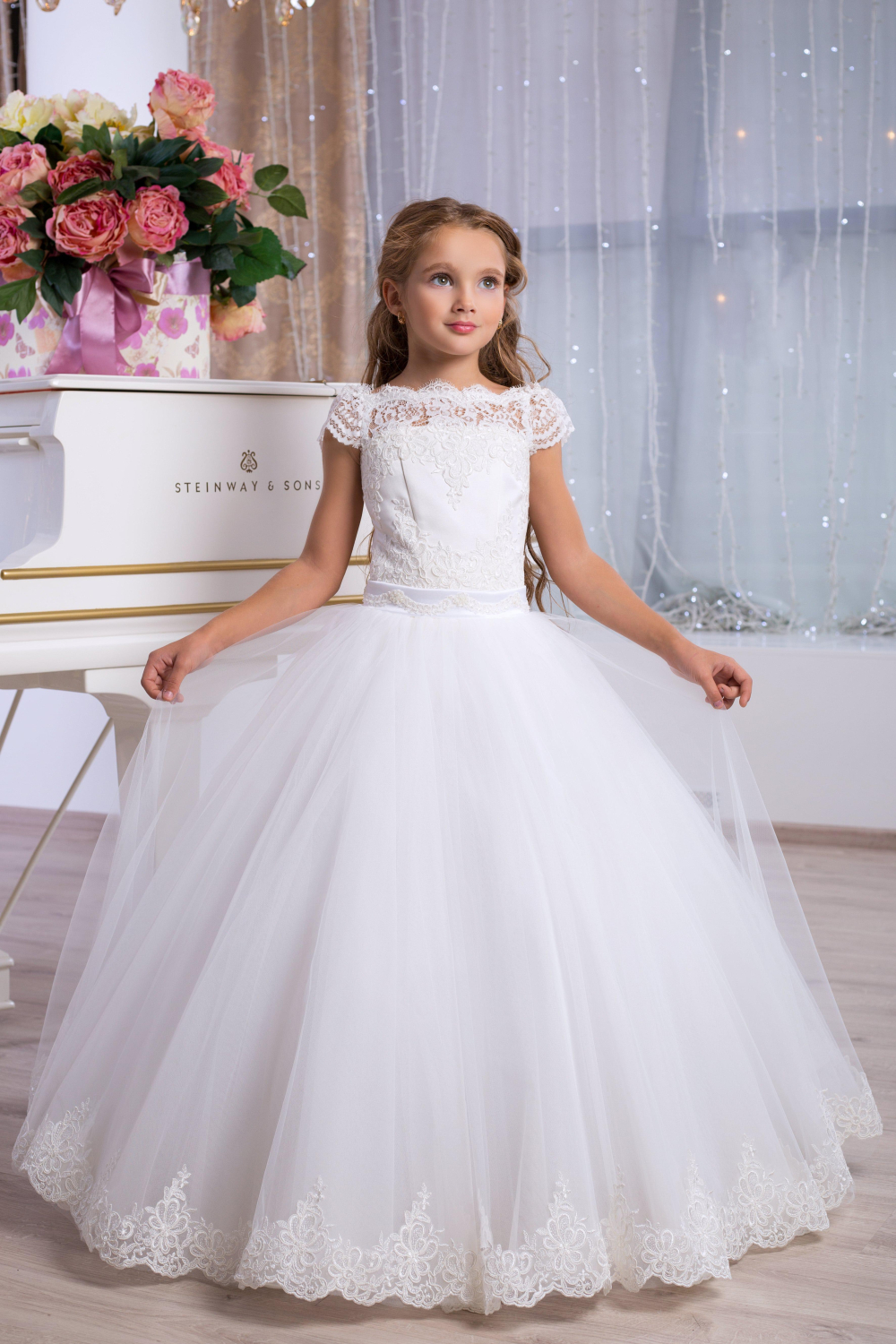 Ошатне бальне плаття для дівчинки 9785