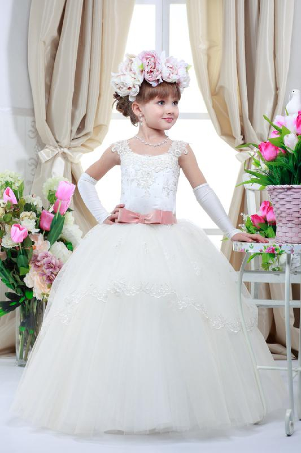 Ошатне плаття для дівчинки 7721