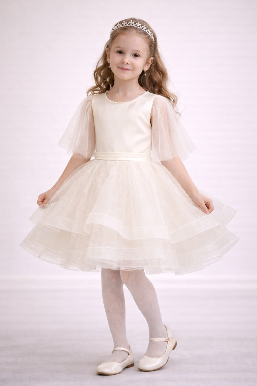 Сукня Блиск Крила Сніжинка айворі