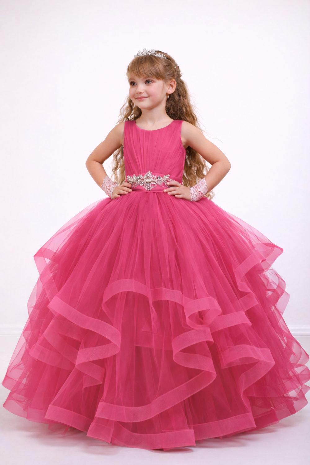 Бальна сукня 8703 малинова