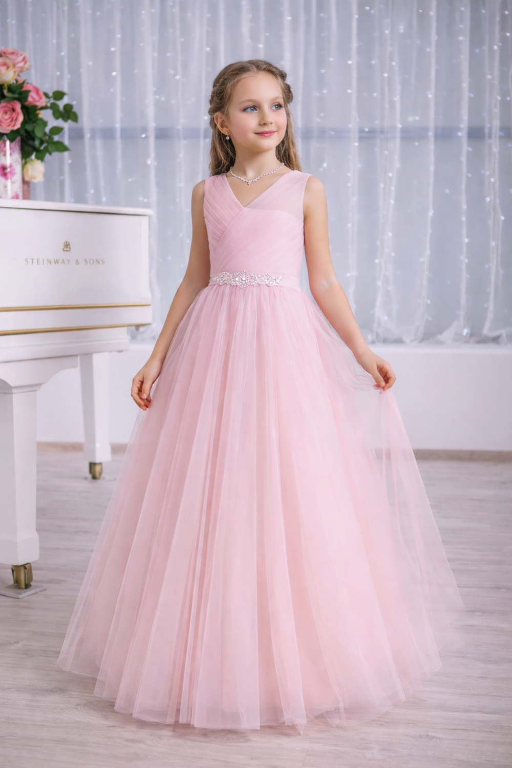 Бальна сукня 9766 рожева