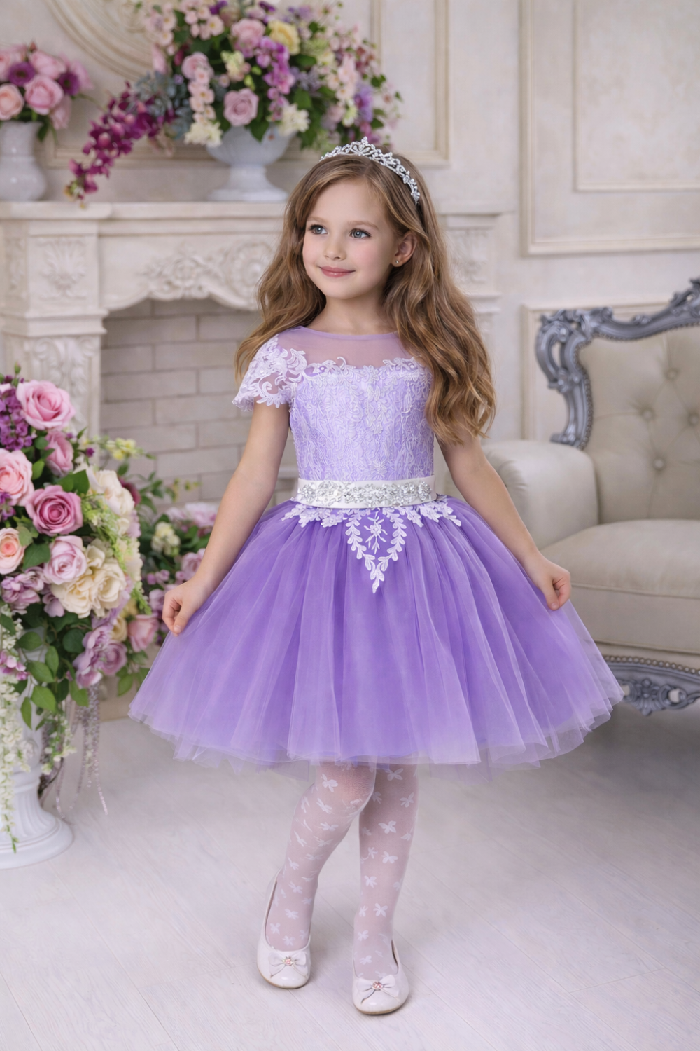 Сукня 9714 лаванда