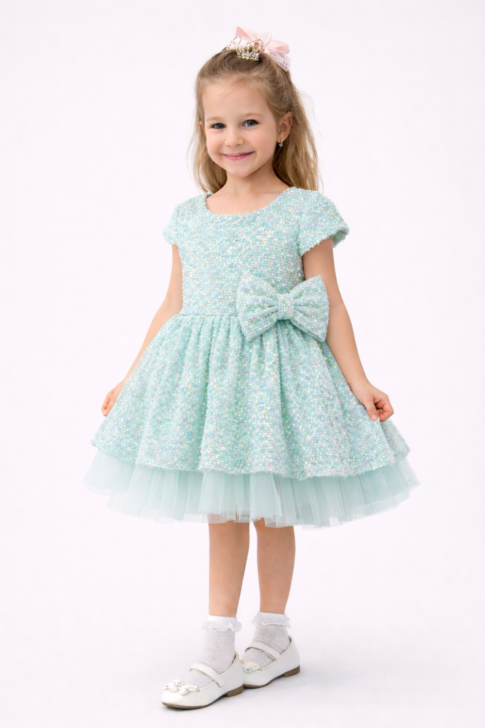 Сукня М'ятна іскорка блиск