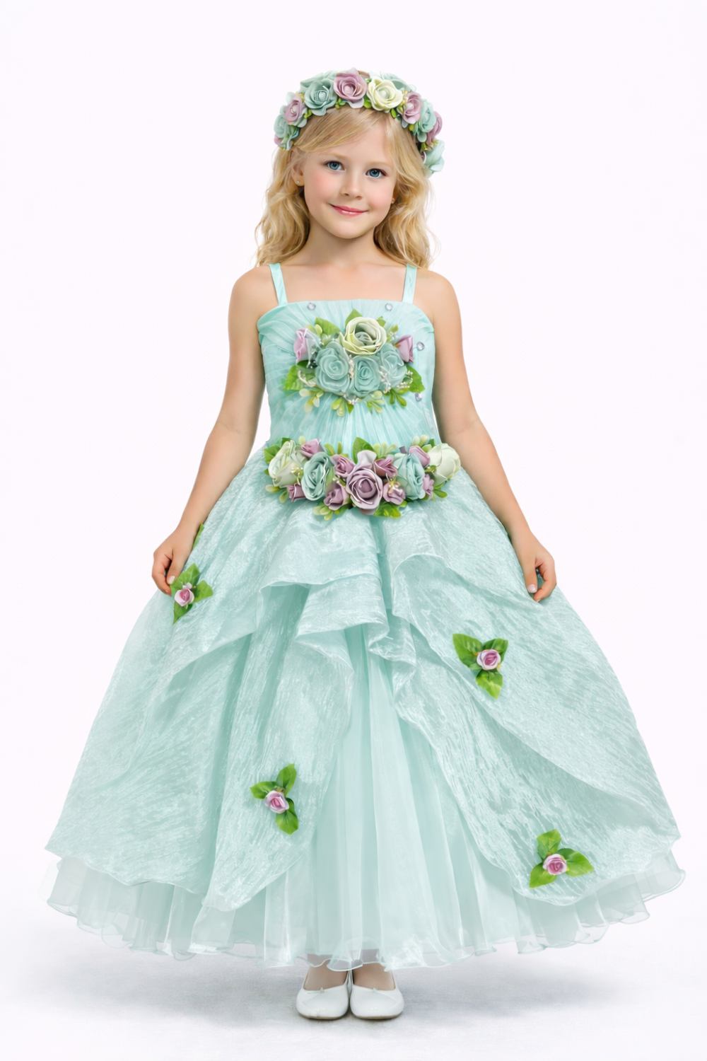 Карнавальный костюм Весна мята 