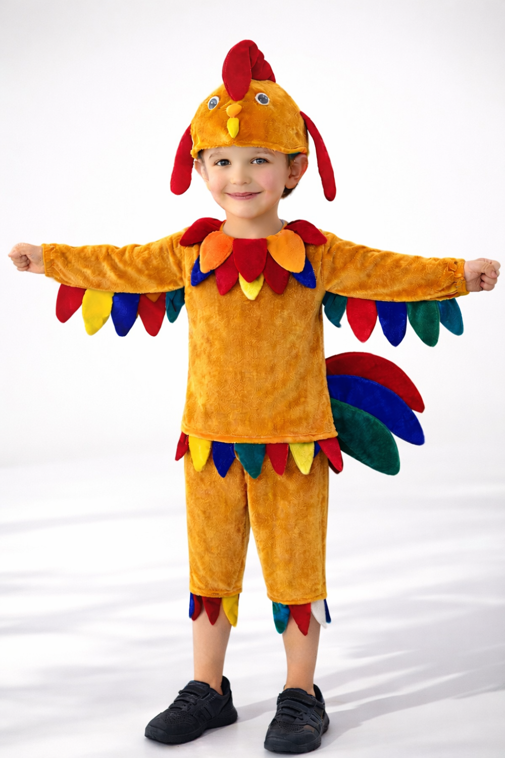 Carnival costume Rooster No. 1 red