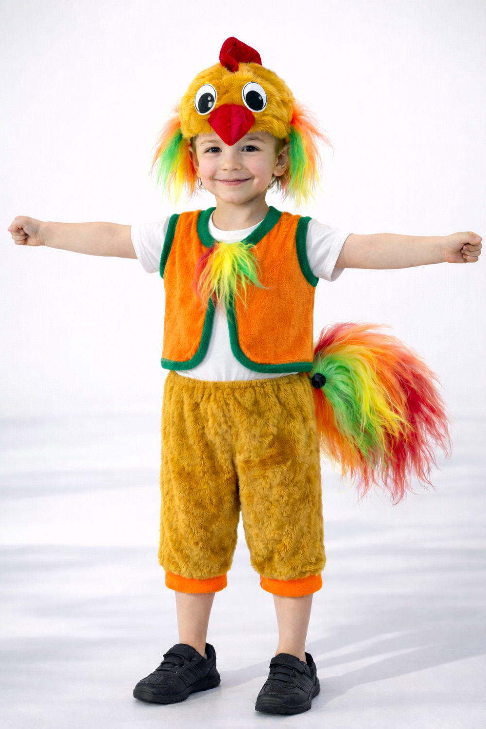 Карнавальный костюм Петух Петушок мех
