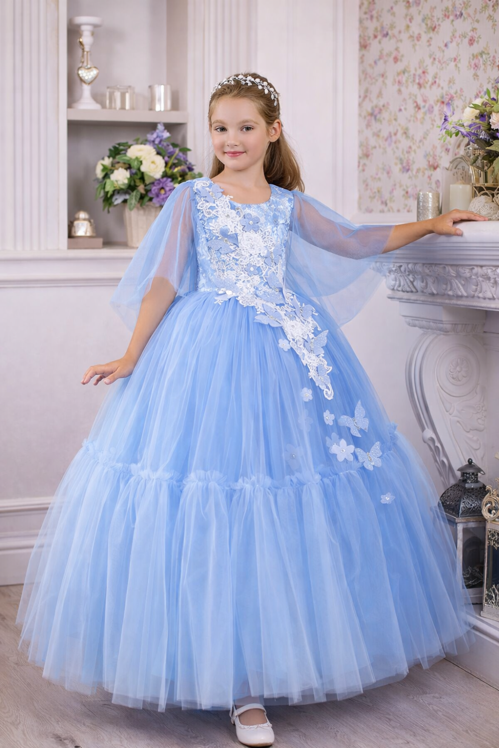 Бальна сукня 10791 блакитна