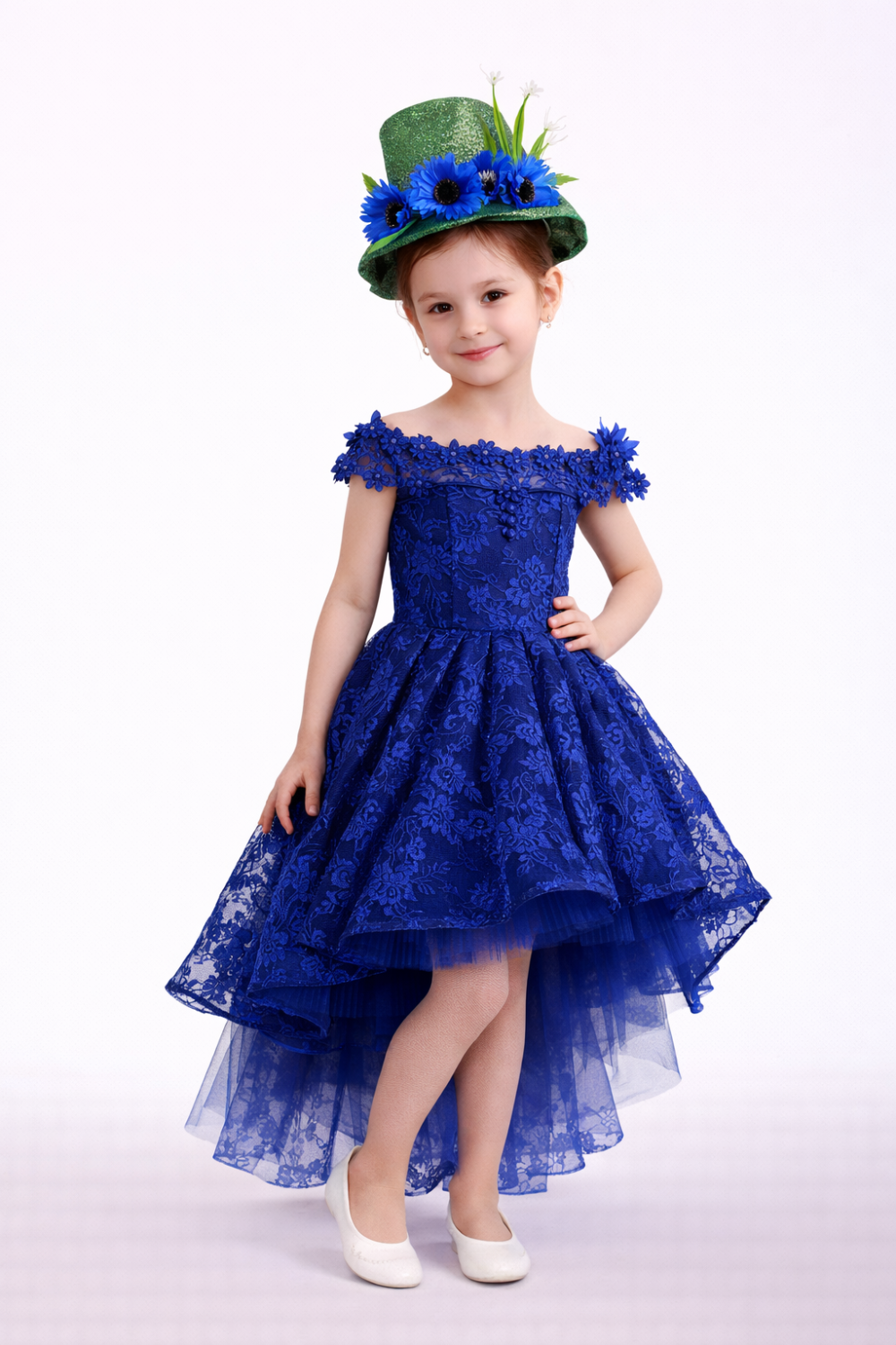 Карнавальний костюм квітка Волошка 10713