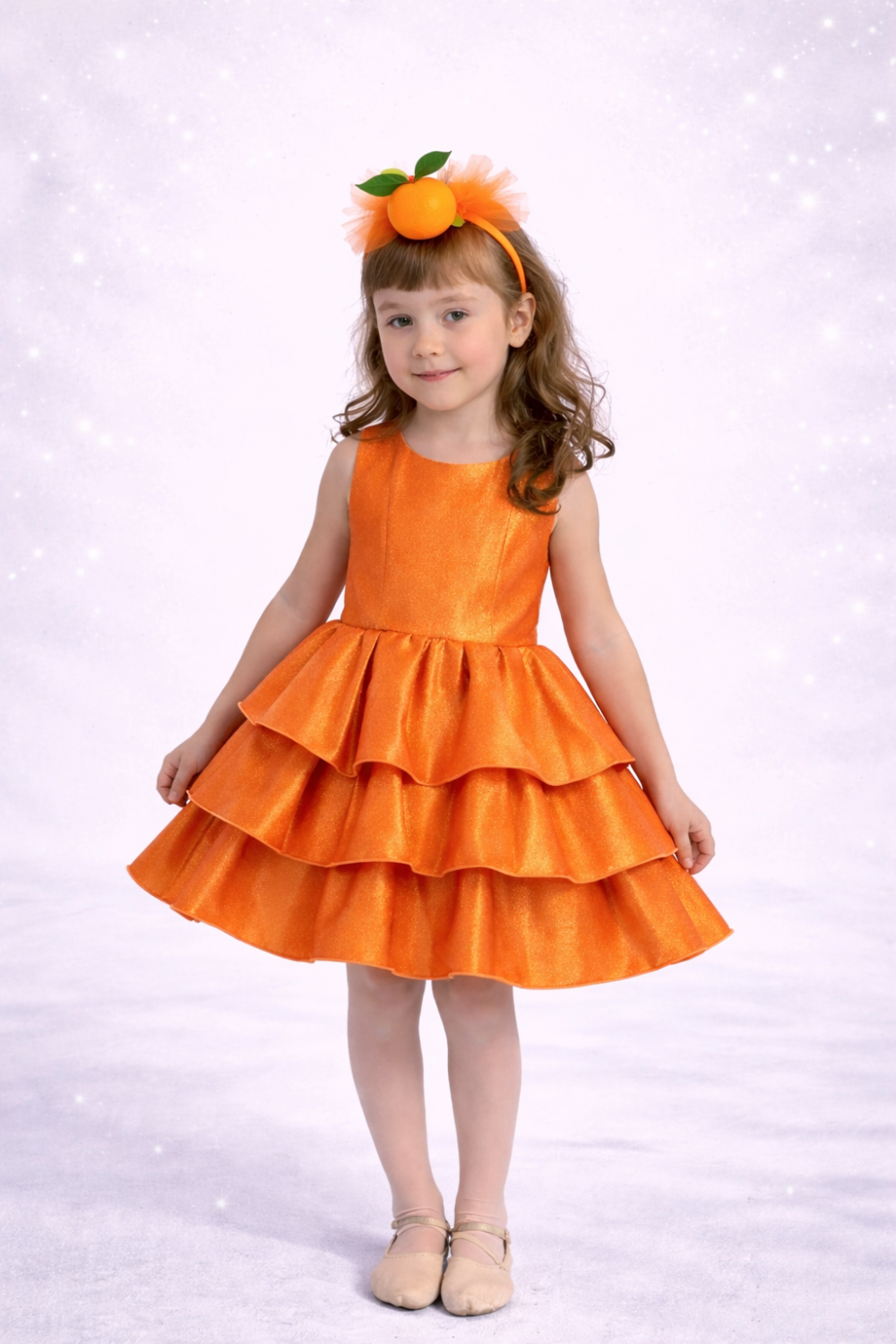 Карнавальний костюм Мандаринка Стиль для дівчинки