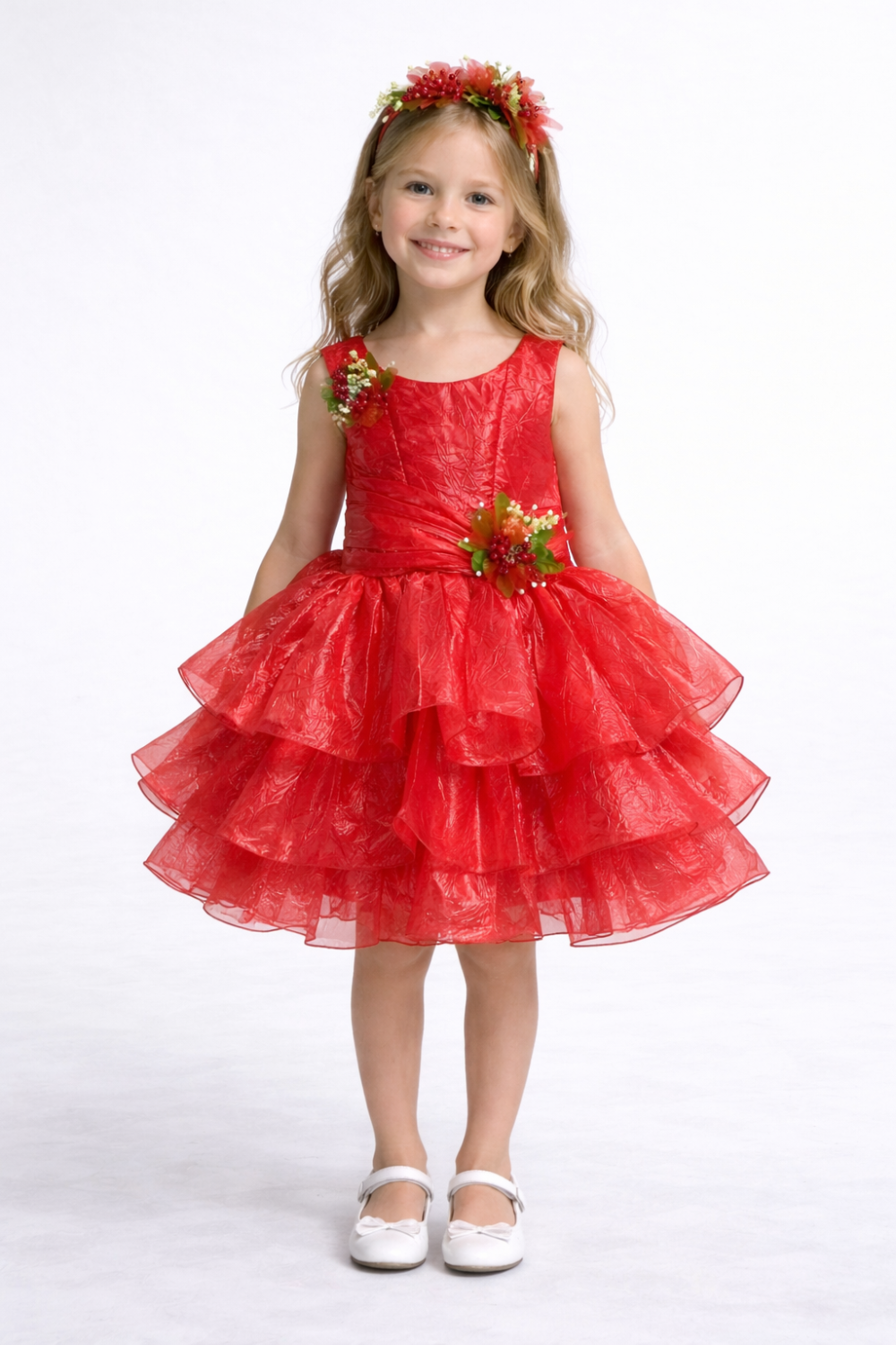 Dress 9858 red currant