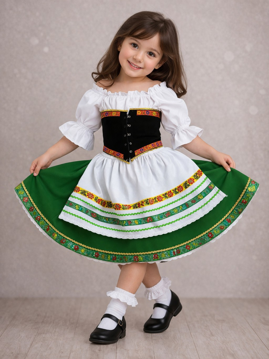 Баварський національний німецький костюм для дівчинки