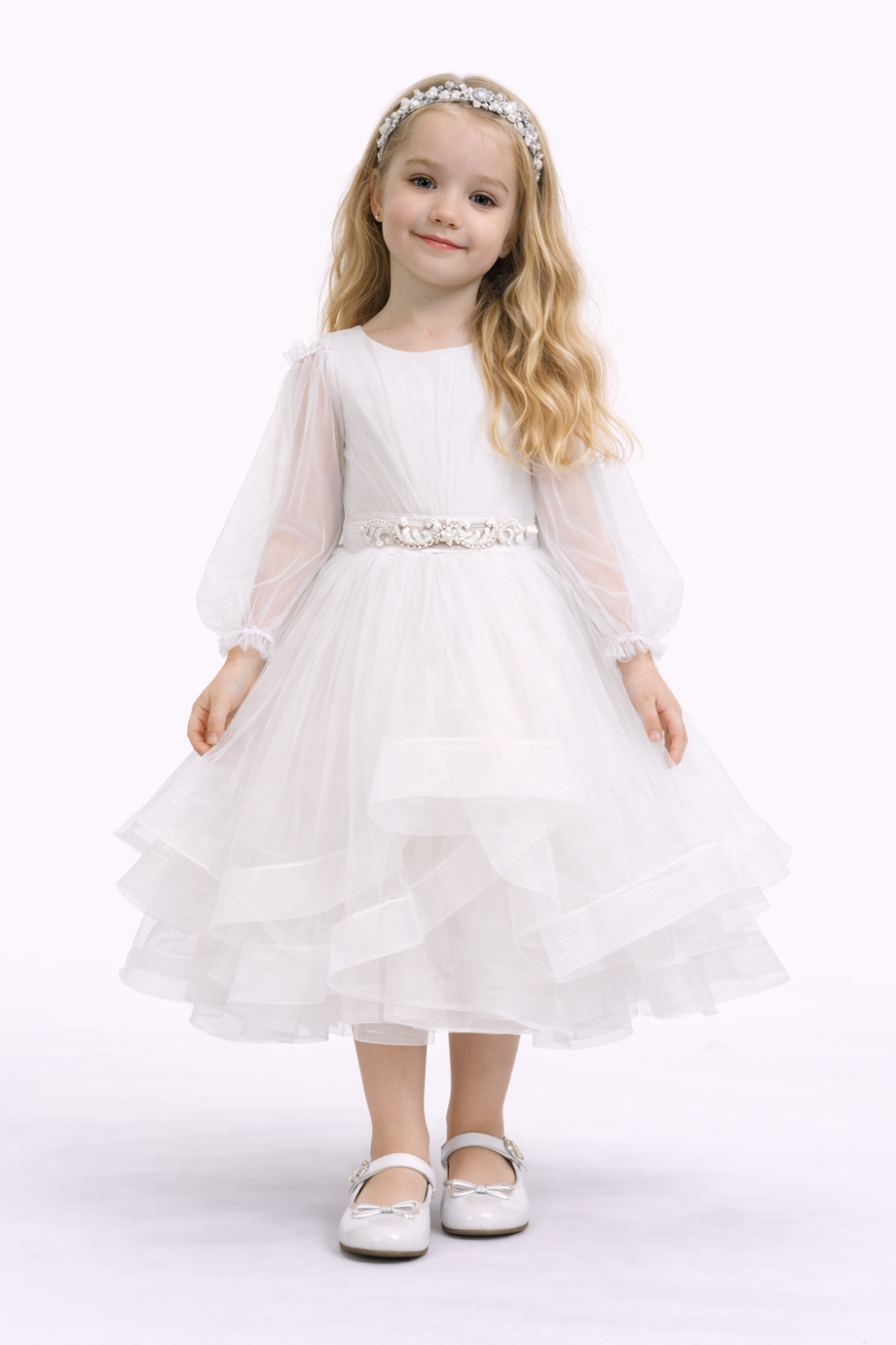 Barbie dress white 8703 Snowflake