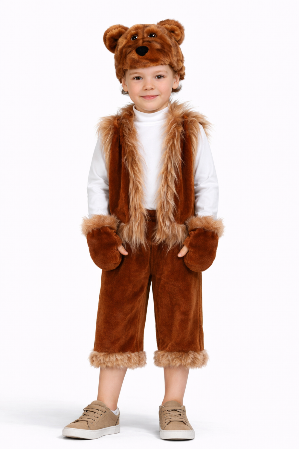 Карнавальний костюм Ведмідь коричневий №2