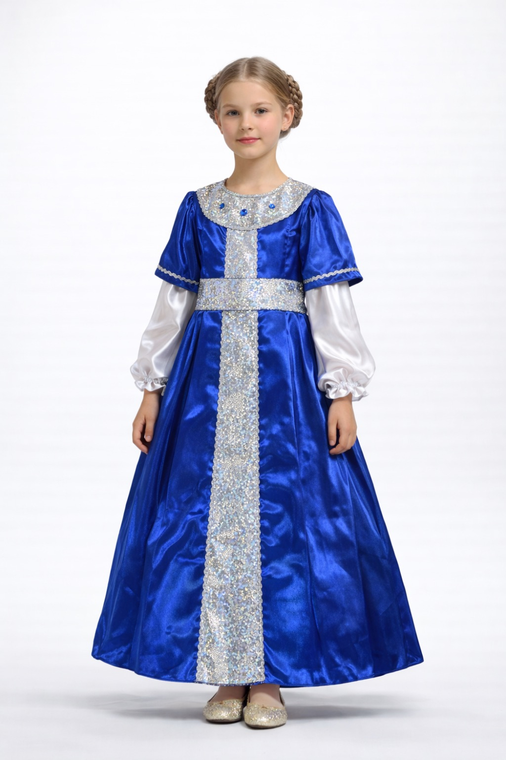 Сукня Середньовіччя синя