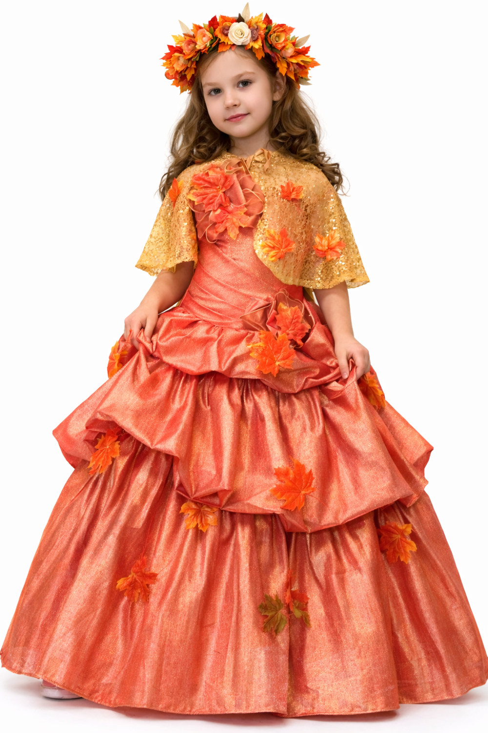 Карнавальний костюм для дівчинки Королева Осінь