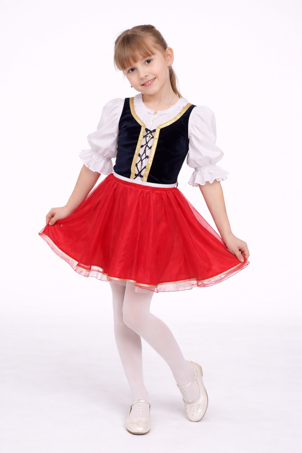 Карнавальний костюм для дівчинки Національний Італійський костюм