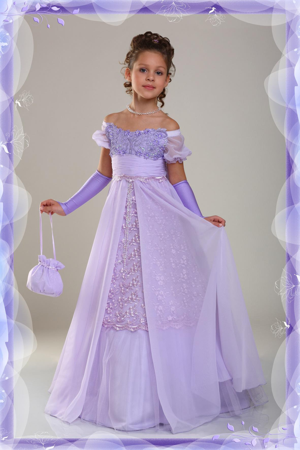 Ошатне плаття Наталі лаванда