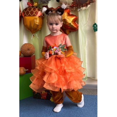 Карнавальний костюм для дівчинки Білка - Білочка Стиль