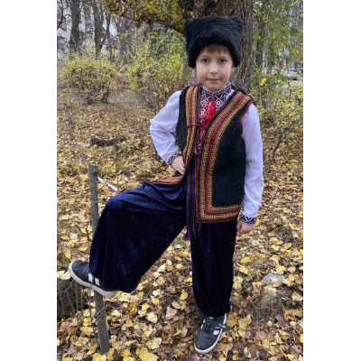 Костюм Колядник Гуцул Миколай бордо