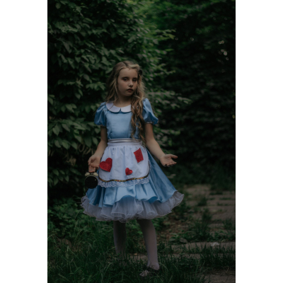 Карнавальний костюм для дівчинки Аліса ( \"Аліса в країні чудес\")