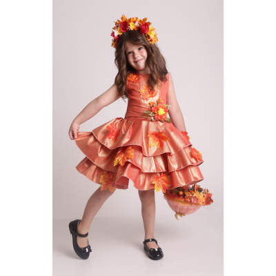 Карнавальний костюм Осінь Рюша коротка 1