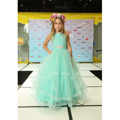 Елегантне плаття 8703 м'ятний