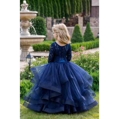 Елегантна бальна сукня для дівчинки 11762 ЕЛЕКТРИК