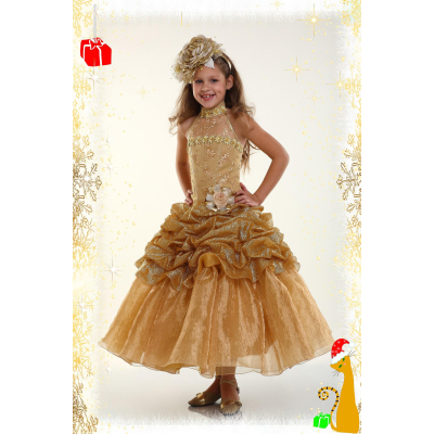 Плаття Американка посипка 1701 золото зіронька