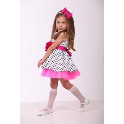 Ошатне плаття для дівчинки Стиляги 9710 малинове