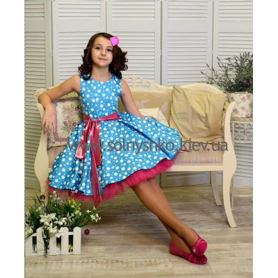 Ошатне плаття для дівчинки Стиляги - 005