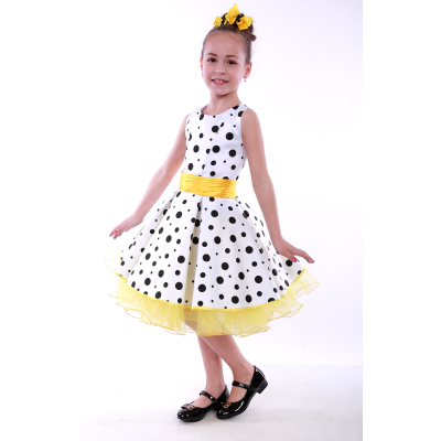 Святкове плаття для дівчинки Стиляги Оксана жовтий