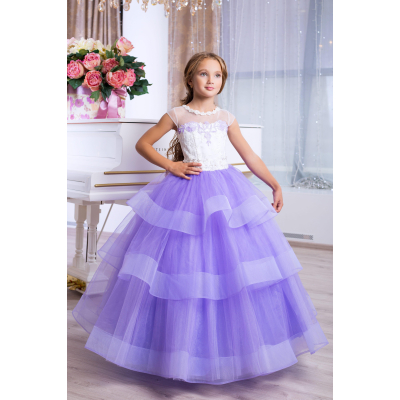 Ошатне бальне плаття для дівчинки 9776