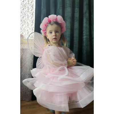 Сукня Метелик Барбі міні рожева