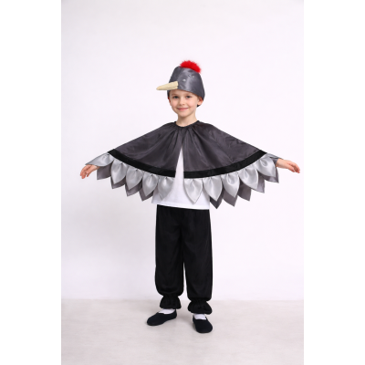 Carnival costume Crane Heron gray