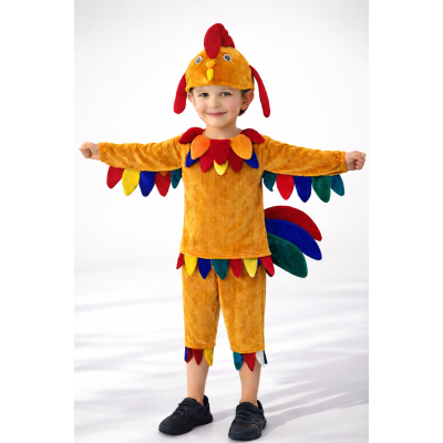 Carnival costume Rooster No. 1 red