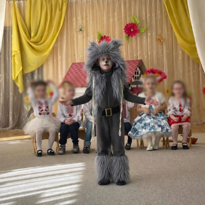 Карнавальний костюм Вовк №5 преміум 