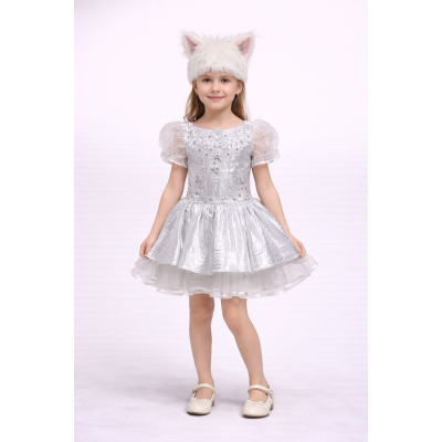 Карнавальний костюм Кішка Кішечка сіра