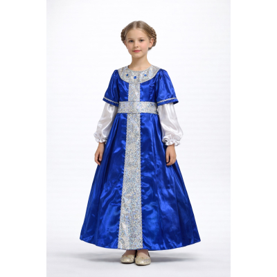 Сукня Середньовіччя синя