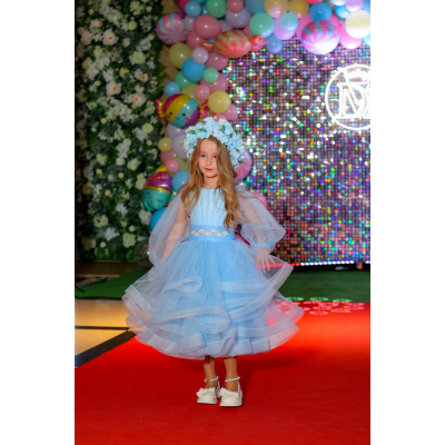 Сукня Барбі блакитне хмаринка 8703