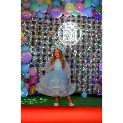 Сукня Барбі блакитне хмаринка 8703