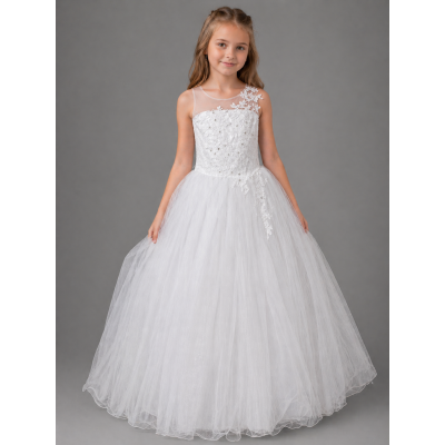 Ball gown 7485 Winter Snowflake