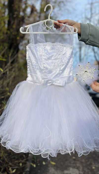 Карнавальний костюм Сніжинка мереживо