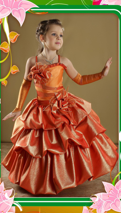 Carnival costume for girl Queen Autumn