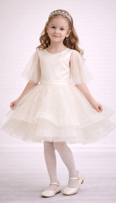 Сукня Блиск Крила Сніжинка айворі